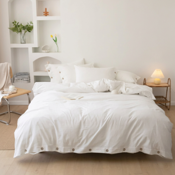 100% coton confort blanc