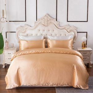 housse de couette satin Or