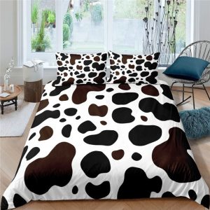 Housse de couette avec motif vache