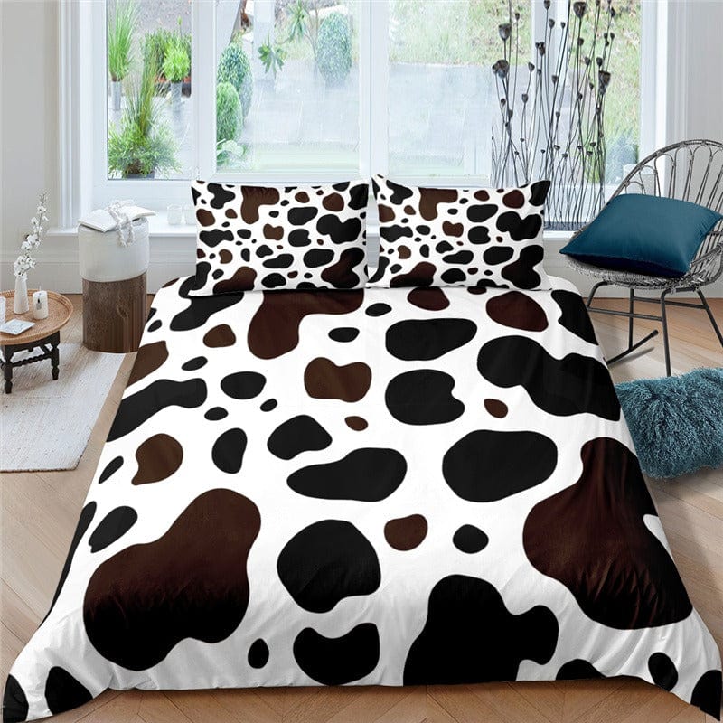 Housse de couette avec motif vache