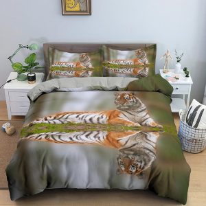 housse de couette tigre sauvage