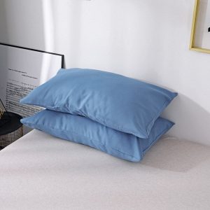 Linge de lit polycoton bleu