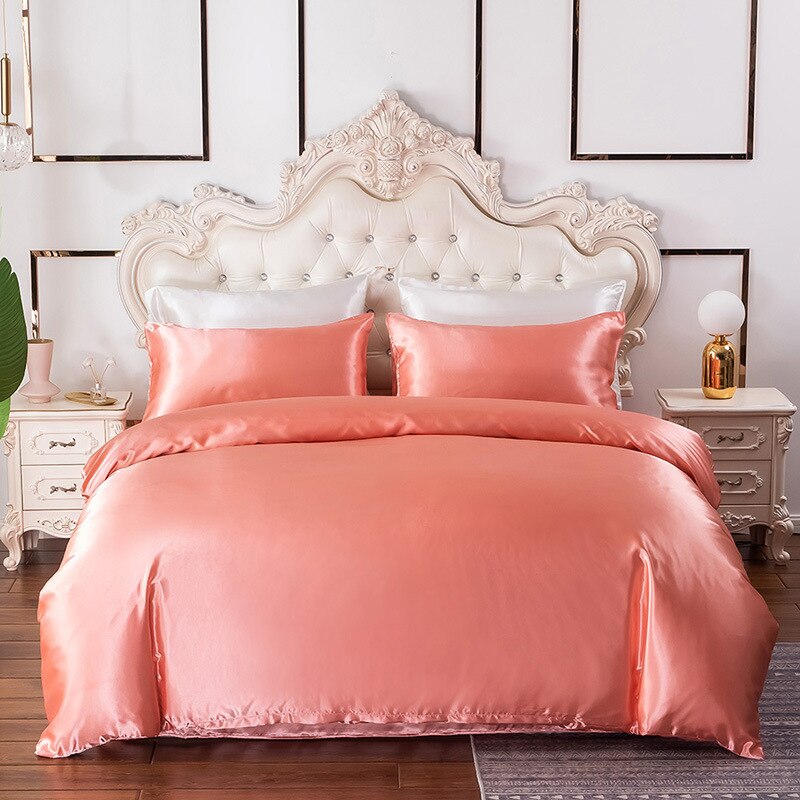 housse de couette Satiné Corail