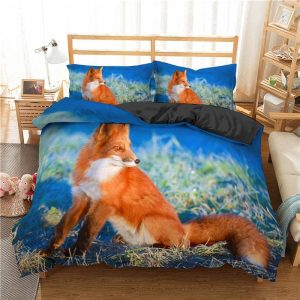 housse de couette renard roux