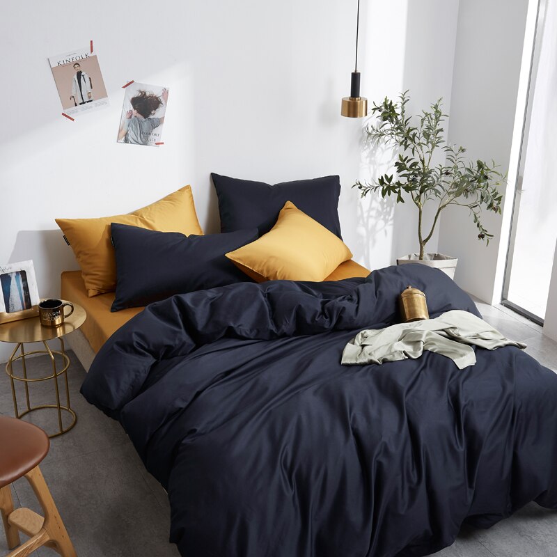 chic noir housse de couette