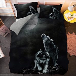 housse de couette Loup Sombre