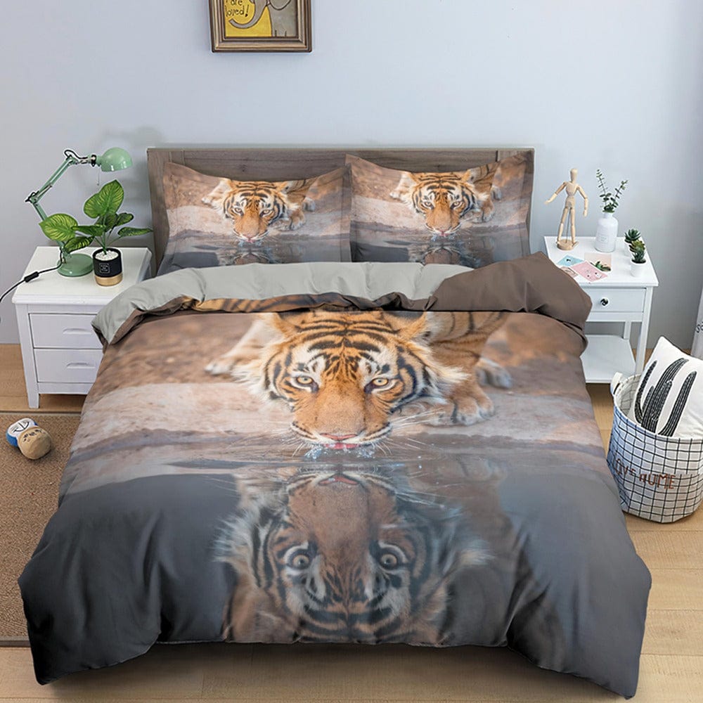 Housse de couette Tigre Lac