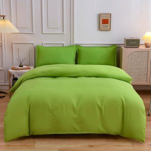 housse de couette Polycoton Vert