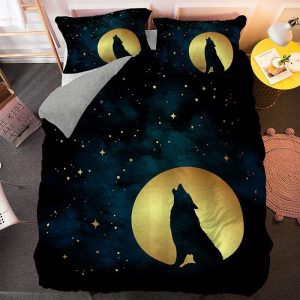 housse de couette loup
