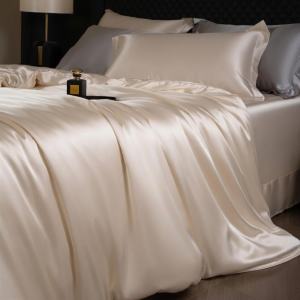 Housse de couette Satiné Ecru
