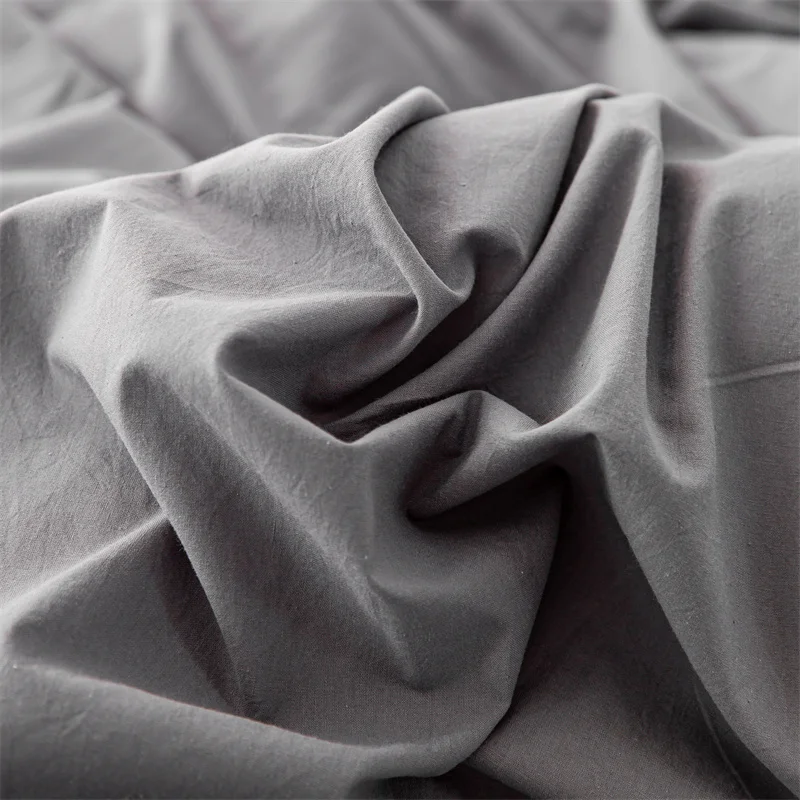 housse grise en coton