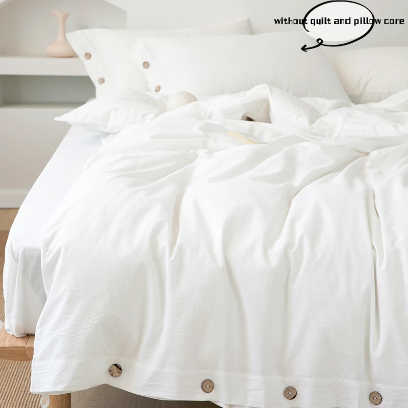 housse coton blanc qualité