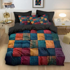 housse de couette colorée