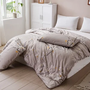 housse de couette grise moderne