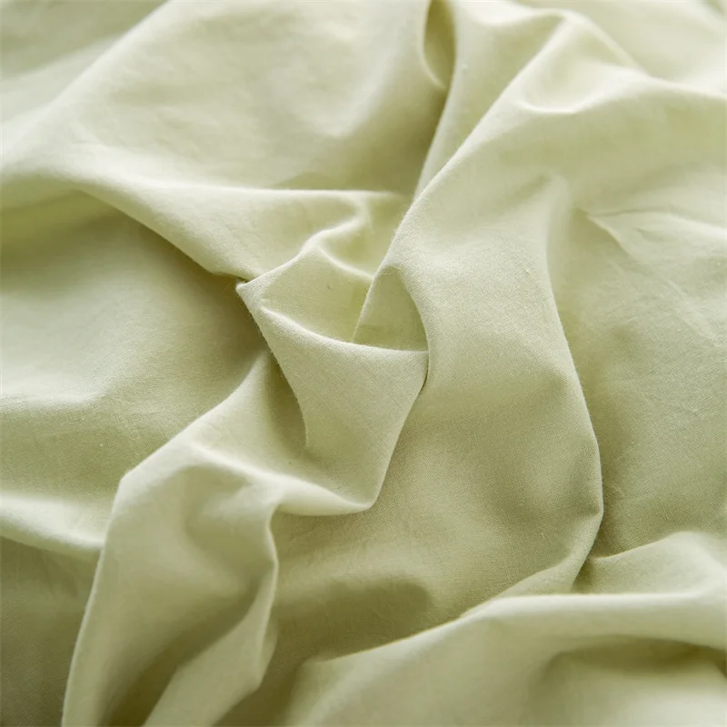 coton vert pâle pour chambre