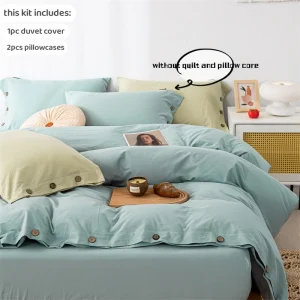 literie bleu clair élégante