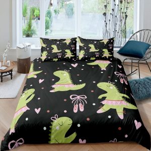 housse de couette dinosaures jupes