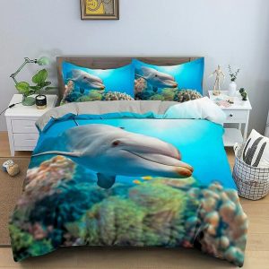 housse de couette Dauphin Lagon