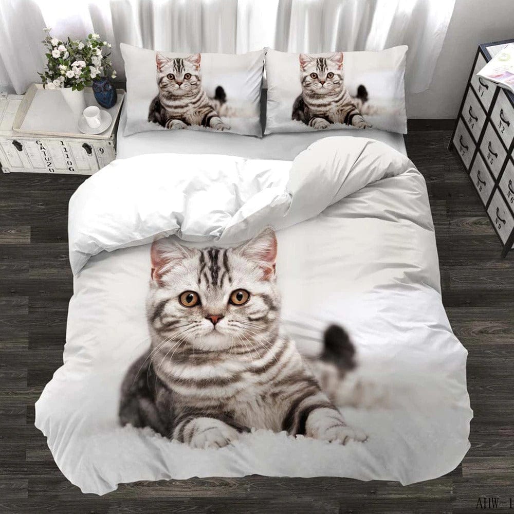 housse de couette chat