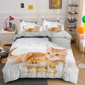 housse de couette chat
