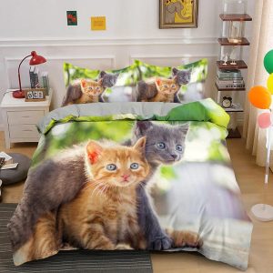 Housse de couette Chats Nature