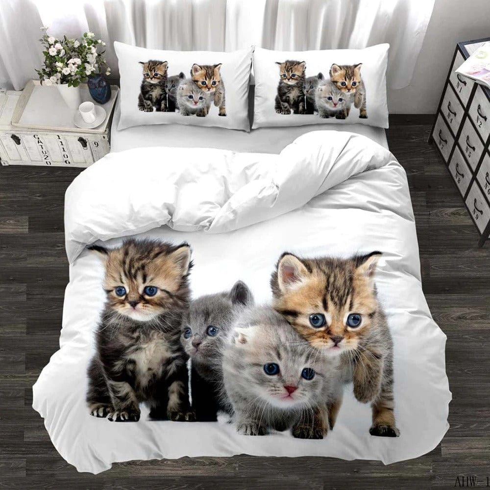 housse de couette chatons