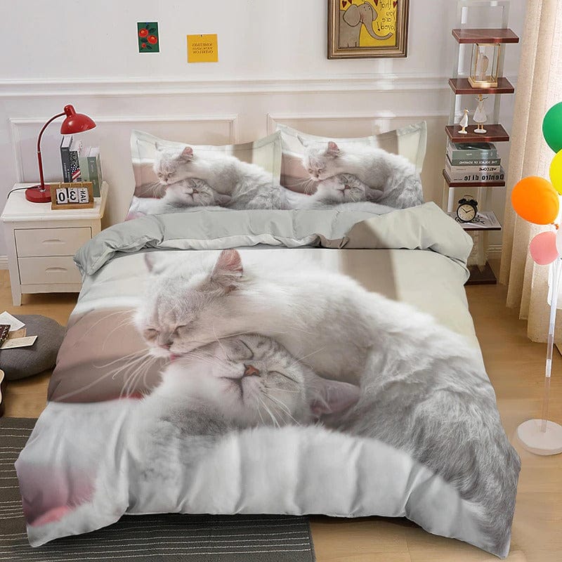 housse de couette chatons