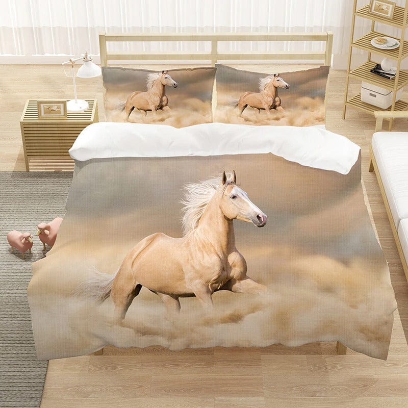 housse de couette cheval