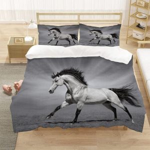 housse de couette motif cheval