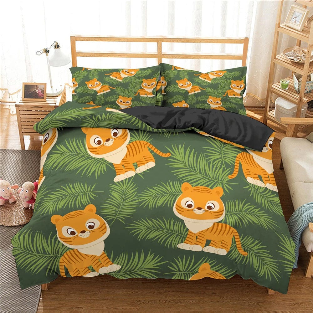 housse de couette enfant jungle