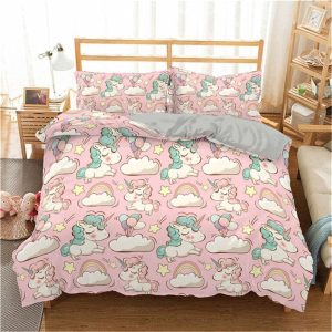 housse de couette licorne nuage