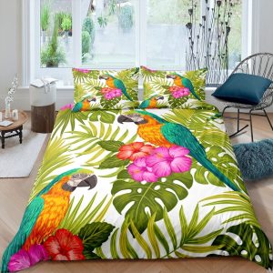housse de couette Perroquet