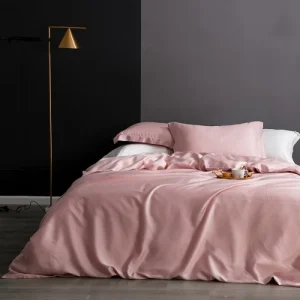 housse de couette Lyocell Rose